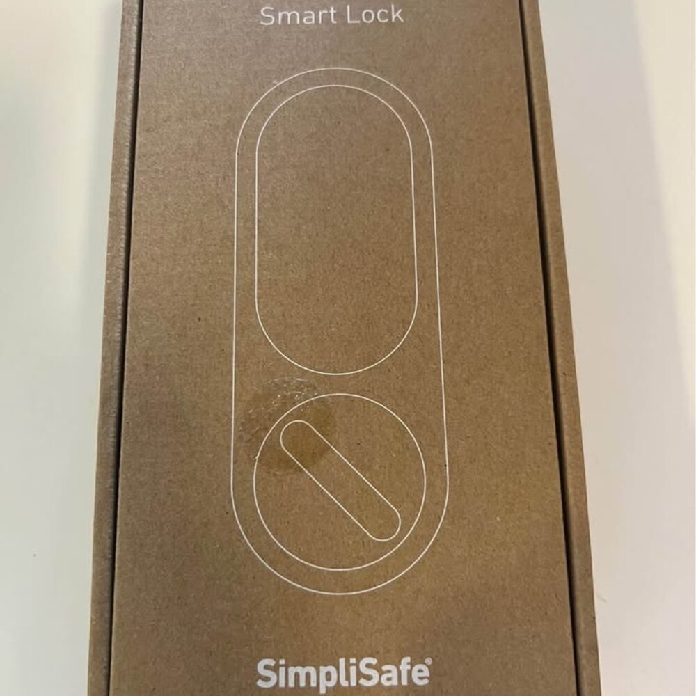 SimpliSafe Smart Lock Series 2 White WiFi Keypad Open Box